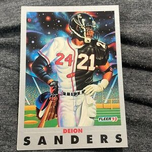 Dion Sanders antique mint condition 1993 Fleer card